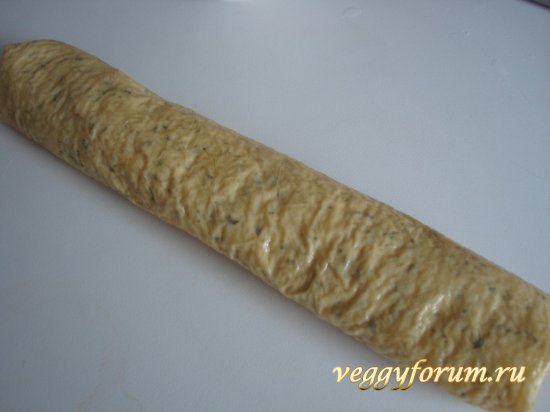 "Лазанья" из сушеной юбы