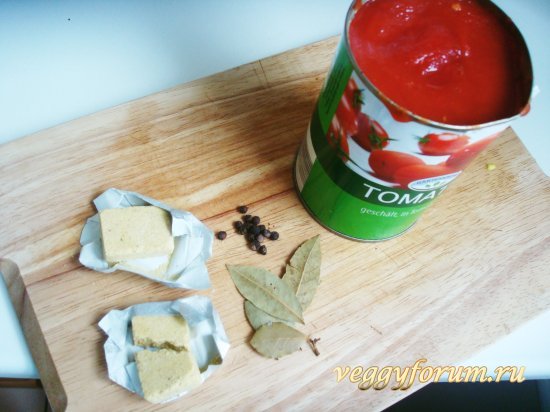 Борщ постный с фасолью и кокосовым молоком.