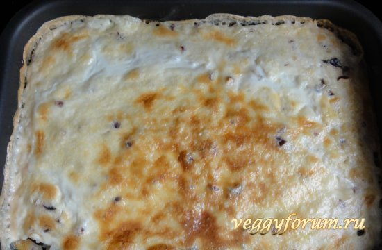 Пшенная запеканка со сливками