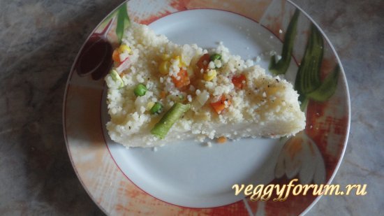 Запеканка из кус-куса за 10 минут