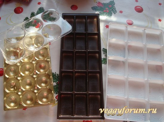 Шоколадные конфеты Баунти.