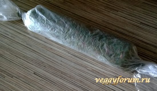 Рулет из кокосовой стружки и кэроба