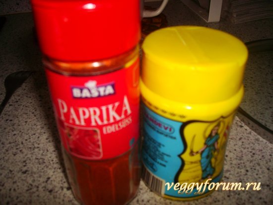 Вегетарианский "шашлык"(на сковороде)