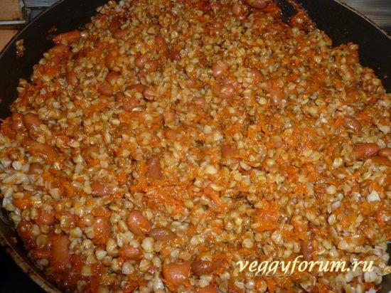 Гречка с фасолью