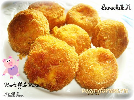 Картофельные шарики с сыром