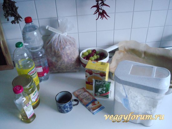 Виноградный пирог "Хрумушки"