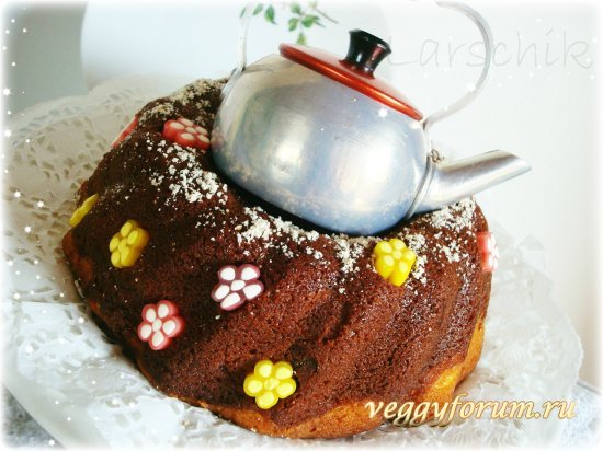 Шоколадный кекс «маффины» веганские