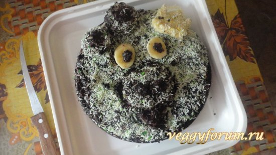 Супер Шоколадный торт в виде злой свинки - Аngry Pig Cake
