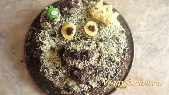 Супер Шоколадный торт в виде злой свинки - Аngry Pig Cake