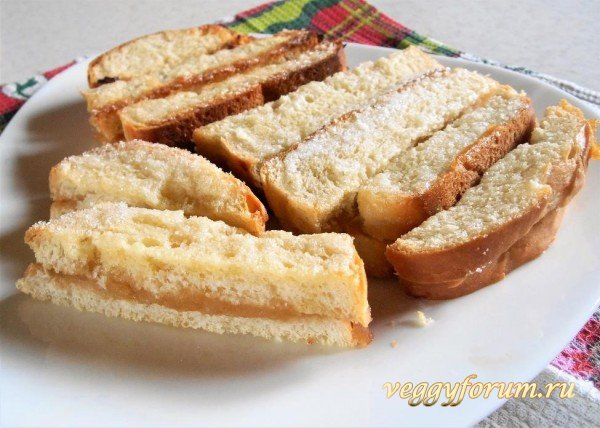 Пирожные из хлеба