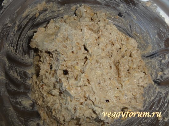 Шарики с бананом, творогом и овсянкой