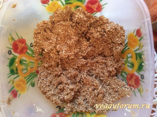 Кунжутное печенье с амарантовой муки (без глютена)