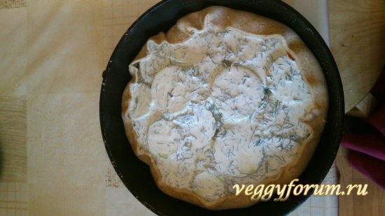 Пирог с кабачками