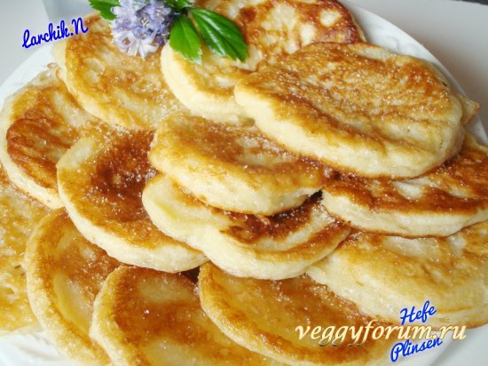 Оладушки на дрожжах