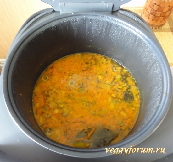 Суп из нута (в мультиварке)
