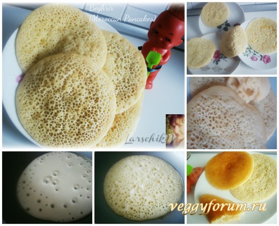 "Улётные" марокканские панкейки - блинчики