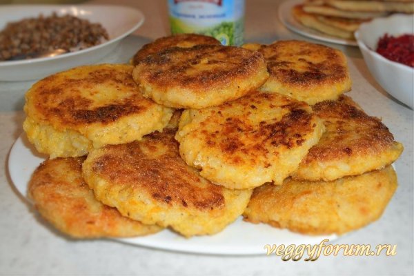 Тыквенные Кукурузники (постный рецепт)